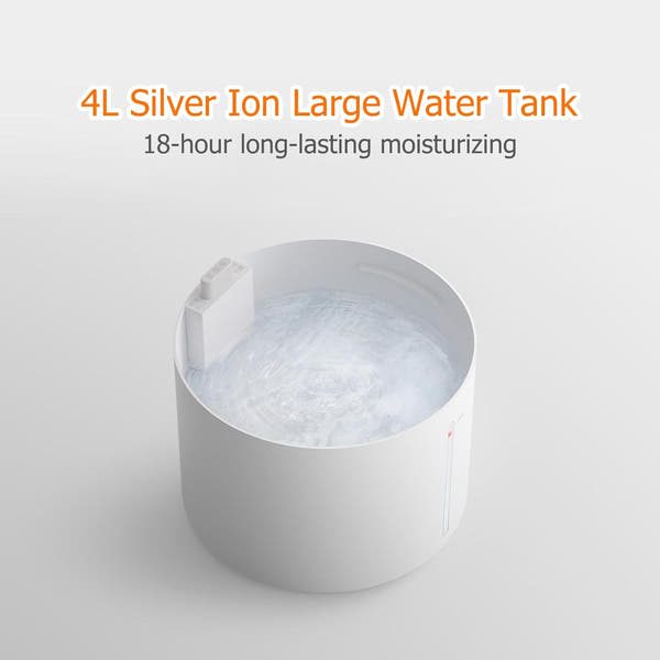 New MIJIA Smart Evaporative Humidifier for Bedroom, 400mL/h No White Dust for Sensitive Individuals & Kids, Constant Humidity Control, Ultra Quiet Sleep Mode, Easy Clean Tank for Bedroom, Kids Room