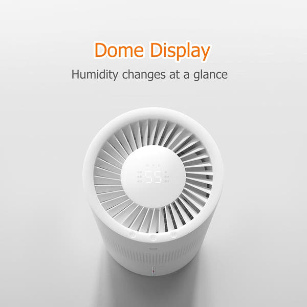 New MIJIA Smart Evaporative Humidifier for Bedroom, 400mL/h No White Dust for Sensitive Individuals & Kids, Constant Humidity Control, Ultra Quiet Sleep Mode, Easy Clean Tank for Bedroom, Kids Room